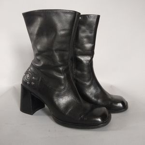 Vintage Harley-Davidson biker boots